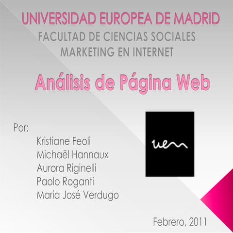 Vente Privee: análisis de una página web