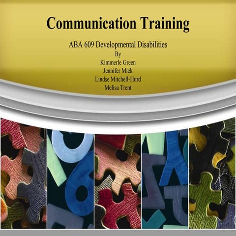 Communication Training