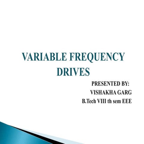 VFDARIABLE FREQUENCY DRIVE 