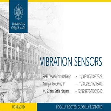 Tugas Getaran Mekanis (Vibration Sensors)