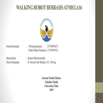 Walking Robot Berbasis Atmega16