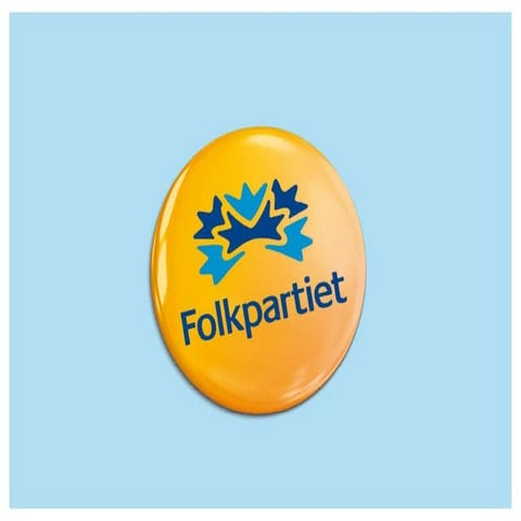 Folkpartiet Logo ROFAB Robertsfors Försäljnings AB Map Swedish Flag