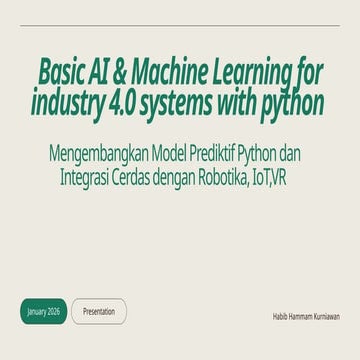 Machine Learning . | PPTX