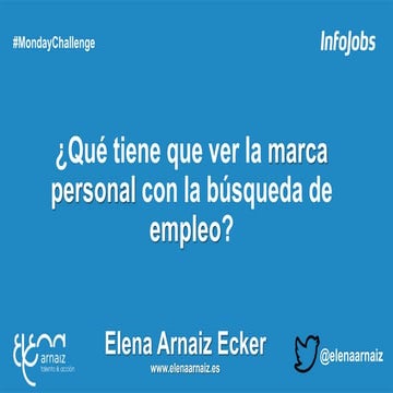 La influencia de la Marca Personal en la búsqueda de empleo