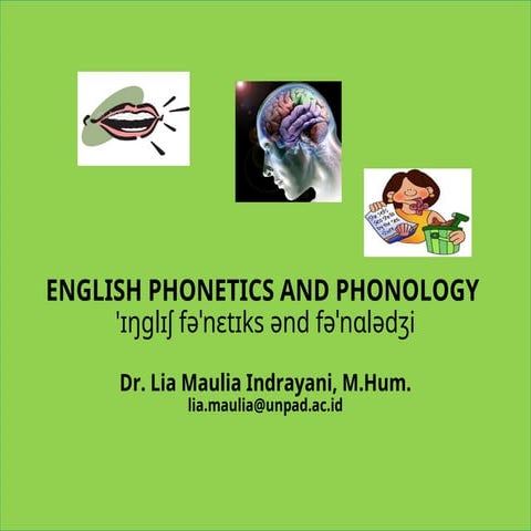 Comprehensive Overview of Suprasegmentals and Phonotactics in English ...