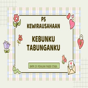 PPT WIRAUSAHA PROJEK PENGUATAN PROFIL PELAJAR PANCASILA