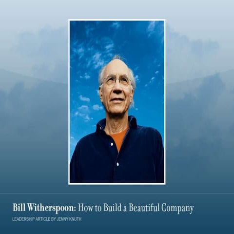 Leadership: How to build a beautiful company