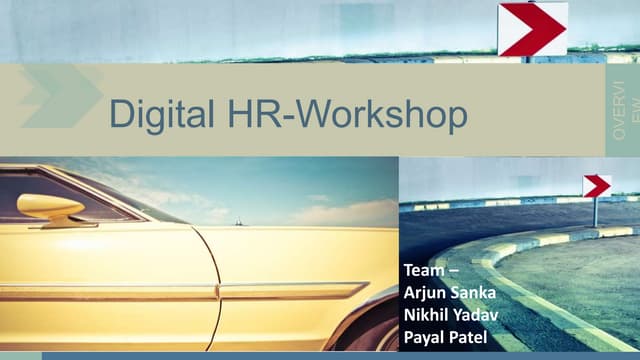 Digital HR Workshop