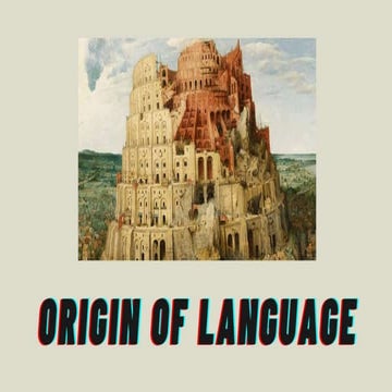Origin of Language | PPT