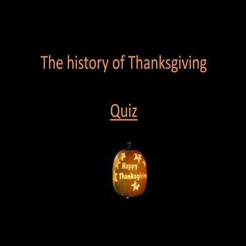 Thanksgiving | PPTX