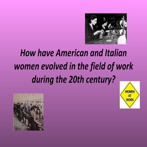 History of the Labor Movement: Women and Labor | PDF