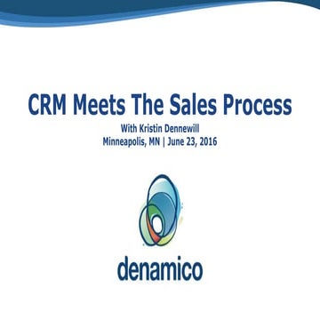 CRM Meets the Sales Process