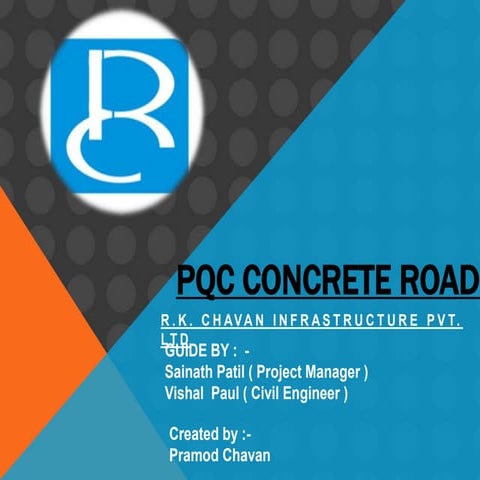 PQC concrete road
