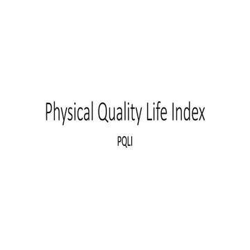 Physical Quality Life Index (PQLI): Measures, Calculation, Categories