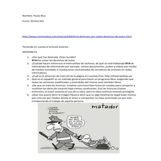 Taller DERECHOS DE AUTOR