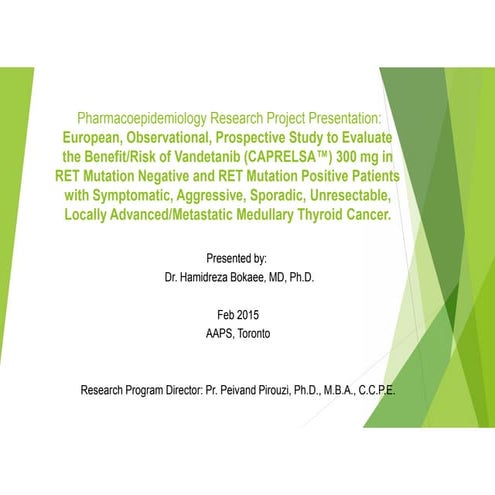 Targeted therapy in thyroid cancer | PPTX