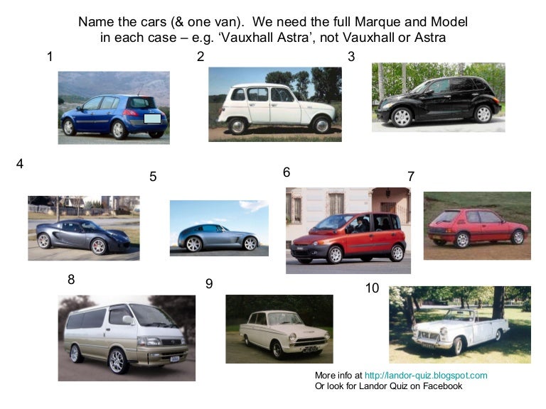 Printable Classic Car Trivia Questions vrogue.co