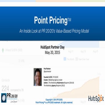 Point Pricing: An Inside Look at PR 20/20's Value-Based Pricing Model | PDF