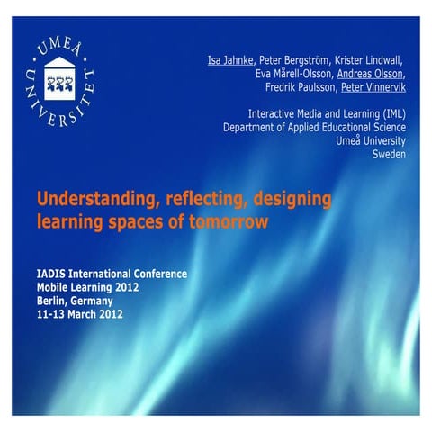 mobile-learning2012 at IADIS ML2012