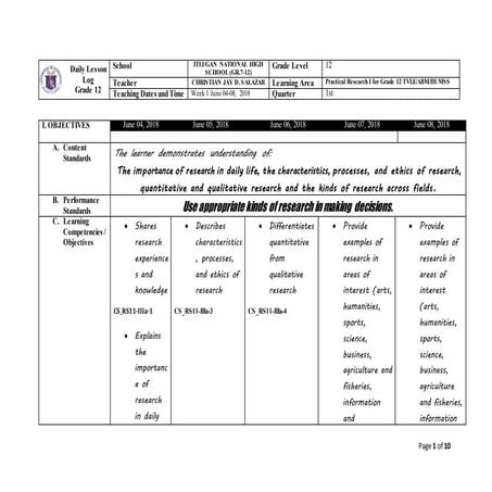 Practical Research 1 - Week 1