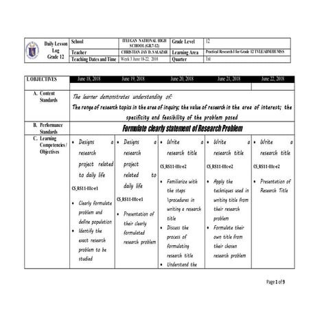 Practical Research 1   3rd week