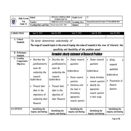 Practical Research 1   4th week