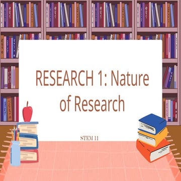 PR1-Nature-of-Research.pptx on the spot yeah | PPTX