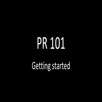 PR 101