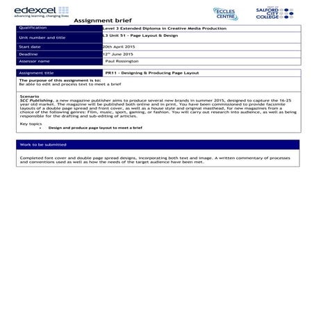 Pr 11 designing and producing page layout