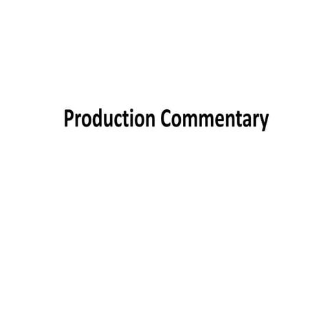 Pr11 production commentary