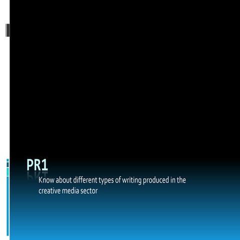 Pr1 different types of writing