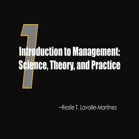 Introduction to Principles of Management