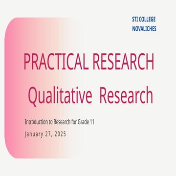 practical research 1 introduction sample