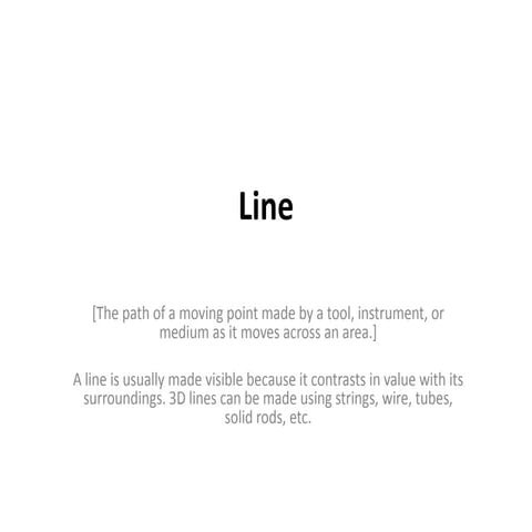 Element of Art - Line