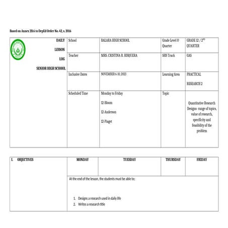 PR2-QUARTER-2-WEEK-1-SHS-DAILY-LESSON-LOG-DLL-NOV.-6-10-2023.docx