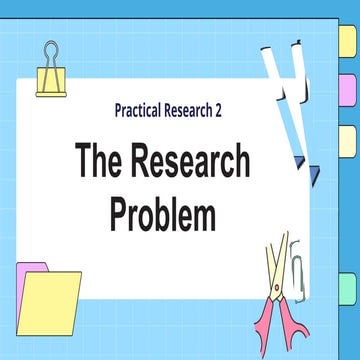 Research question presentation | PPTX