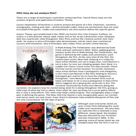 Pr4 how do we analyse film