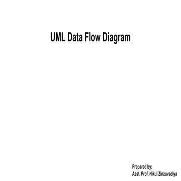 UML Data Flow Diagram in Software Engineering