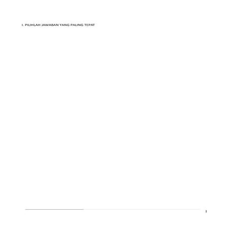 Latihan Soal Bahasa Indonesia [Pre-UTS]