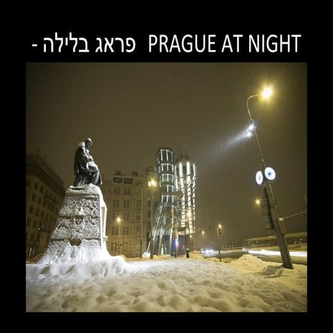 Praag bij nacht