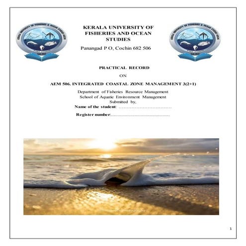 A field visit report of kufos Kerala