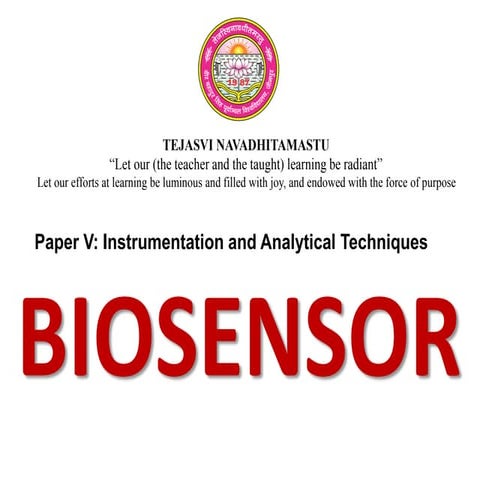 Prabhakar singh  ii sem-paper v-biosensor