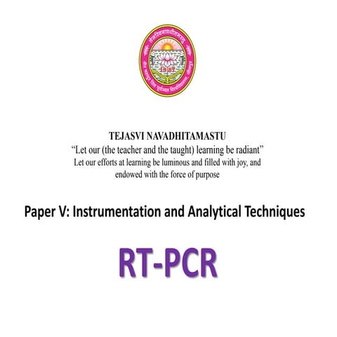 Prabhakar singh  ii sem-paper v-rt pcr