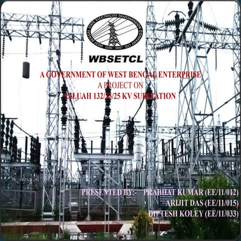 industrial training on 132 kv substation