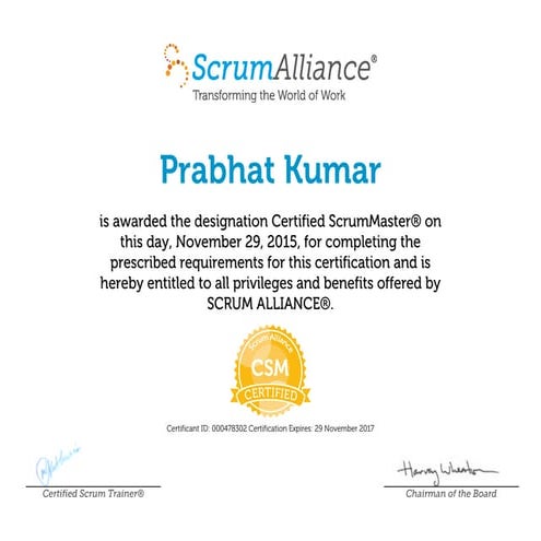 Prabhat kumar scrum alliance-csm_certificate