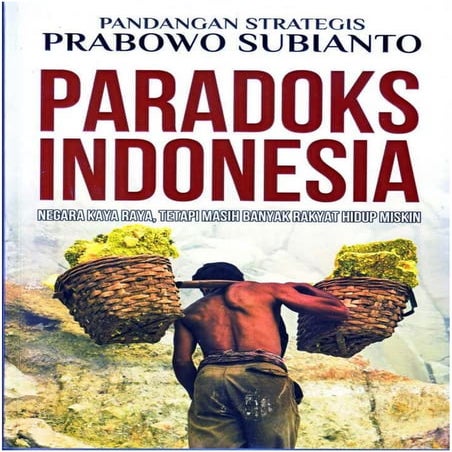 Prabowo - Paradoks Indonesia (revisi text) | PDF