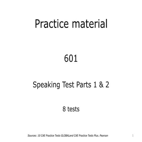 Prac 601 parts 1+2 global
