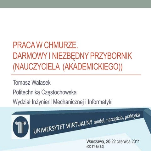 Praca w chmurze UV 2011