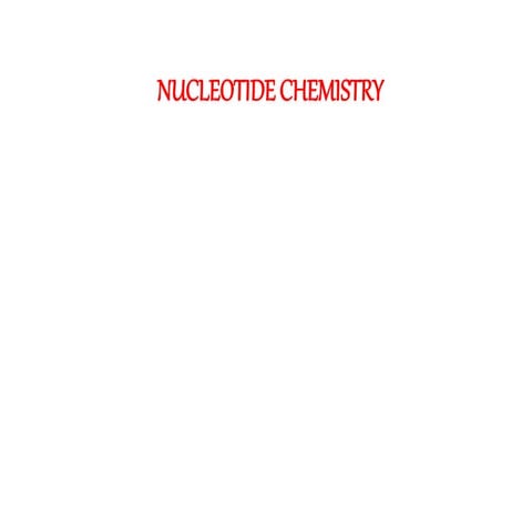 chemistry NUCLEOTIDES