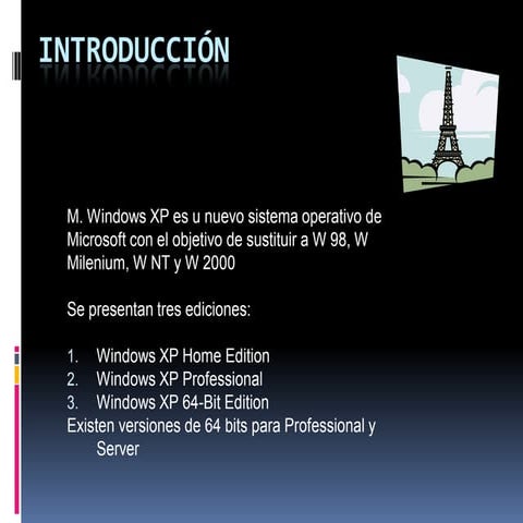 Windows XP Presentación | PPTX